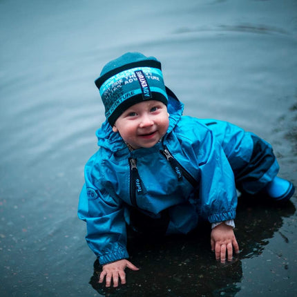 Muddy Buddy Kids Waterproof Rain Suit One-Piece Coverall, Dual Zippers, Sealed Seams, Reinforced Knees – Boys & Girls