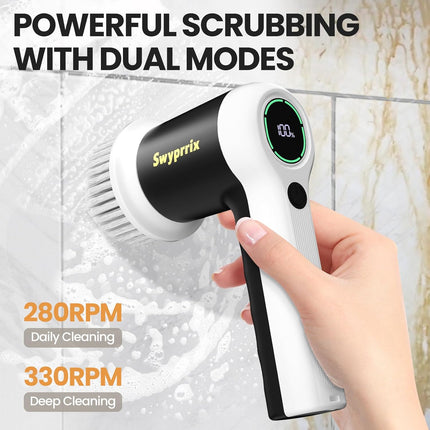 Electric Spin Scrubber for Bathroom and Shower Cleaning SD-CTB02