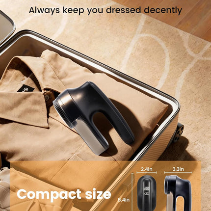 Fabric Shaver for Clothing，Rechargeable Lint Shaver with 2.7In Large Shaving Head, 6-Leaf Blades & LED Display,2-Speed Sweater Shavers to Remove Pilling from Clothes, Furniture, Sofa, Blanket