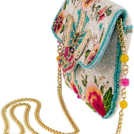 Dream Chaser Beaded Butterfly Crossbody Phone Bag