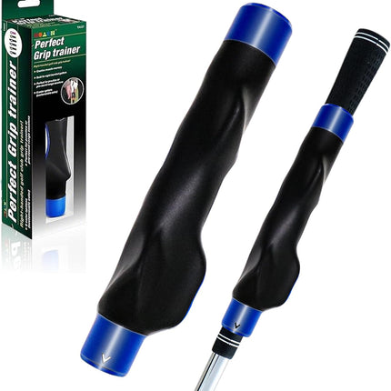 Golf Grip Trainer Right Handed Golf Club Grip Training Aid for Beginners & Pros, Grip Strength Trainer, Golf Swing Trainer Practice Grip Corrector