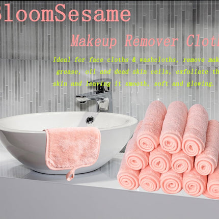 Makeup Remover Cloths Face Pads Reusable Microfiber Facial Cleansing Cloths