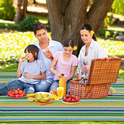Waterproof Picnic Blanket Extra Large Oversized Beach Blanket Sandproof Outdoor Large Picnic Blankets Foldable Sand Free Beach Mat for Grass, Lawn, Sand, Camping, Stadium, Travel