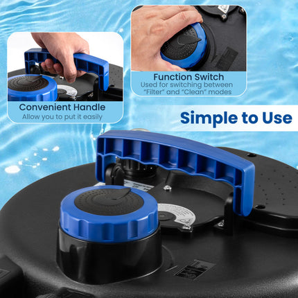 Bio Pressure Pond Filter with 13W UV-C Light 2642 GPH Pond Filter System