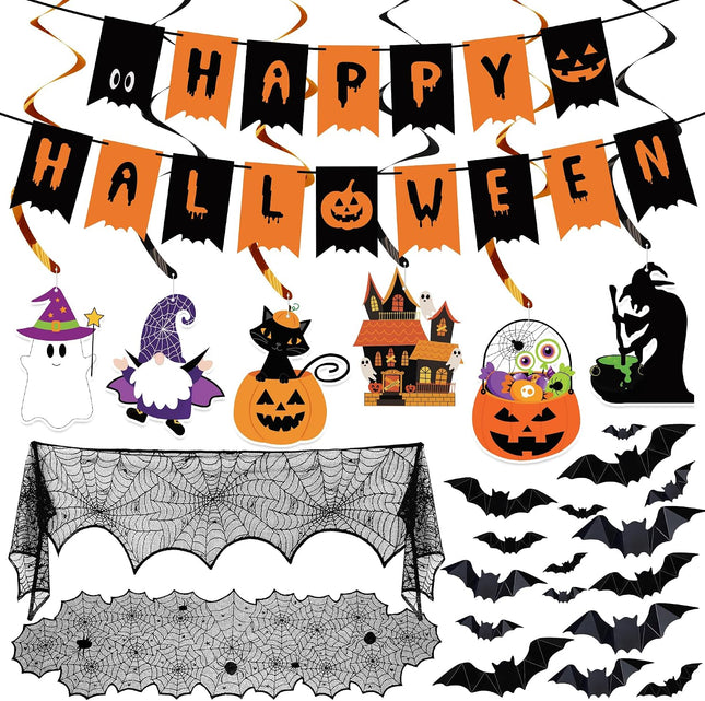 Halloween Decorations Indoor Halloween Festive Decor Happy Halloween Banner