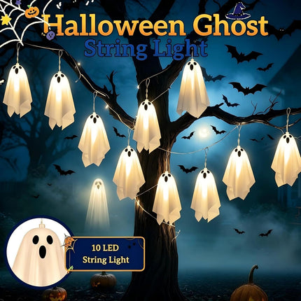 Halloween Decorations Outdoor, Solar Ghost Halloween Decor Lights