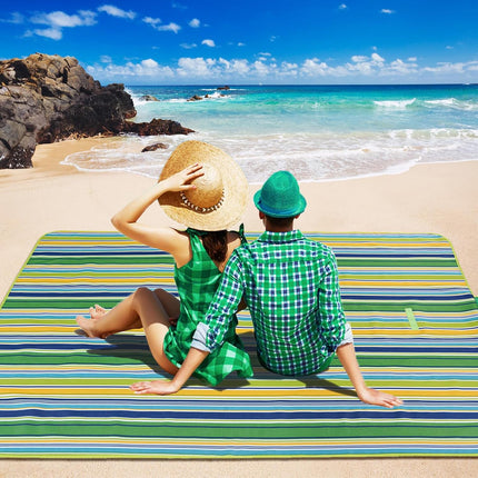 Waterproof Picnic Blanket Extra Large Oversized Beach Blanket Sandproof Outdoor Large Picnic Blankets Foldable Sand Free Beach Mat for Grass, Lawn, Sand, Camping, Stadium, Travel