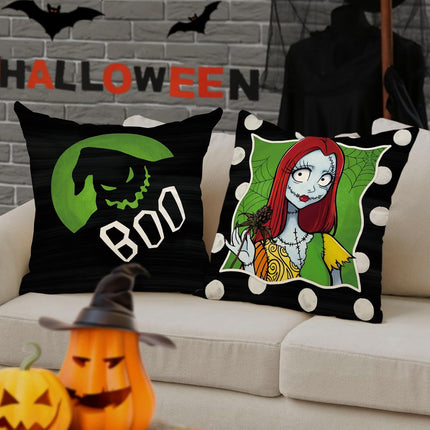 Halloween Decorative Throw Pillow Covers 18 X 18 Set of 4