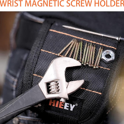 2 Pieces Magnetic Wristband for Holding Screws, Gifts for Men, Tool Belt Magnetic Wristband for Holding Screws, Cool Gadgets Gifts for Him Men Women Husband (Gift Box)