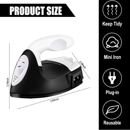 Mini Craft Iron Mini Iron Press,Mini Heat Press Machine for T Shirts Shoes and Hats Small Heat Transfer Vinyl Projects,Portable Travel Irons Mini Heat Press Crafting Craft Clothes