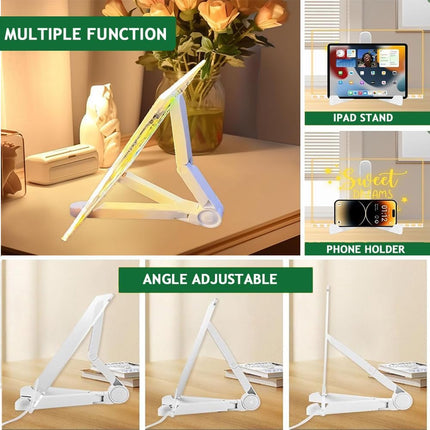 LED Note Board with Colors 5.9" X 5.9", Message LED Light up Drawing Board with 7 Colors Pens and Stand, Suit for Home Office Birthday Valentine'S Day