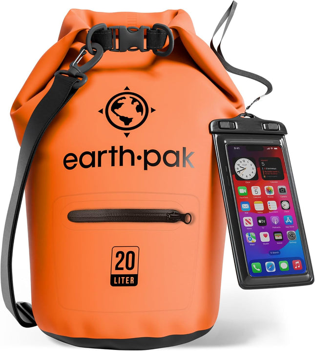 Waterproof Dry Bag with Zippered Pocket - Waterproof Dry Bag Backpack Keeps Gear Dry