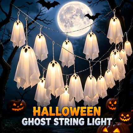Halloween Decorations Outdoor, Solar Ghost Halloween Decor Lights