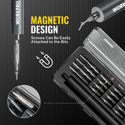 20-In-1 Mini Electric Screwdriver Set, Precision Screwdriver Set