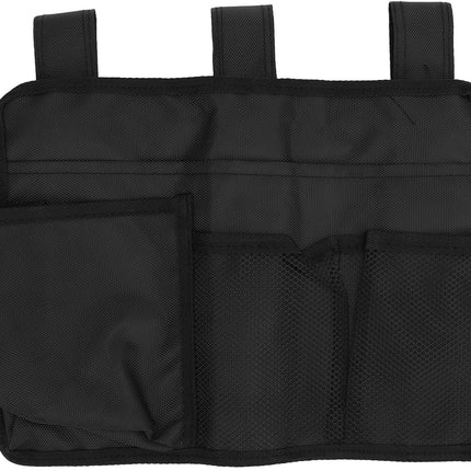 Hanging Bedside Caddy, Bedside Storage Organizer with 4 Pocket