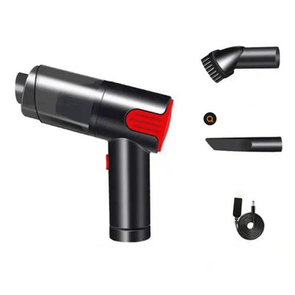 Wireless-Red Car Vacuum Cleaner Wireless Usb Charging Car Vacuum Cleaner Home Handheld Mini Desktop Vacuum Cleaner Portable