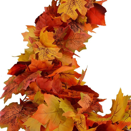 3 Pack Fall Garland Maple Leaf Garland 5.9Ft/Piece Fall Maple Leaves Garland Hanging Vine Garlands Artificial Fall Autumn Foliage Garland Thanksgiving Decor
