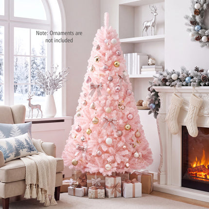 6/7 Feet Artificial Christmas Tree Hinged Full Fir Tree