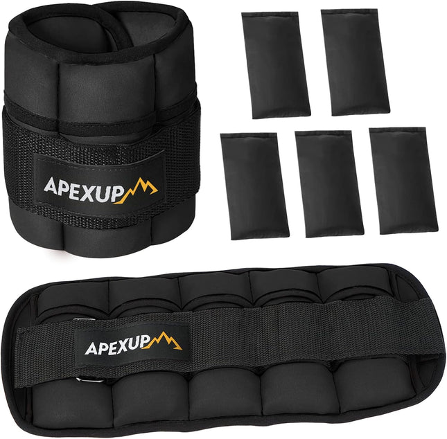 10Lbs/Pair Adjustable Ankle Weights + 20Lbs Weighted Vest for Men Women