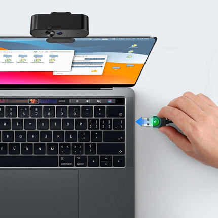 1080P Webcam with Microphone, Privacy Cover for PC, Laptop and Desktop