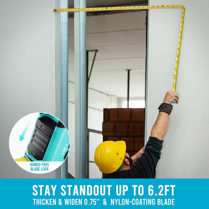 DT20 130 Ft. 3-In-1 16 Ft. Digital Tape Measure, Laser Distance Meter, Area, Volume. Pythagorean, Rechargeable