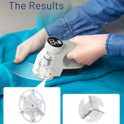 Fabric Shaver and Lint Remover, Rechargeable Sweater Defuzzer