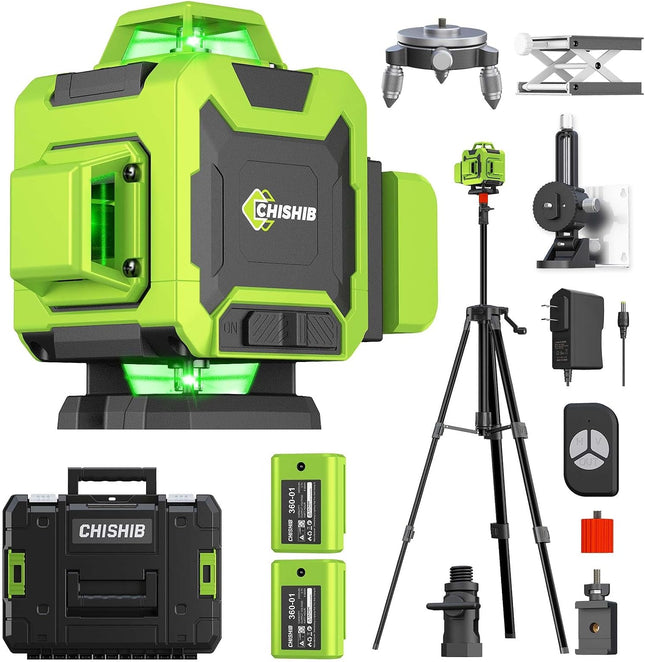Laser Level 360° Green Cross Line Self Leveling Laser Measuring Tool