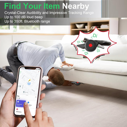 Air Tracker Air 4 Pack Tag Tracker Tag,Ip68 Waterproof Smart Tag Locator Keys Finder and Item Locator,Bluetooth Tracker Item Finders with Find My(Ios Only) Track Your Keys,Wallet (Black)