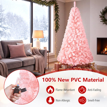 6/7 Feet Artificial Christmas Tree Hinged Full Fir Tree