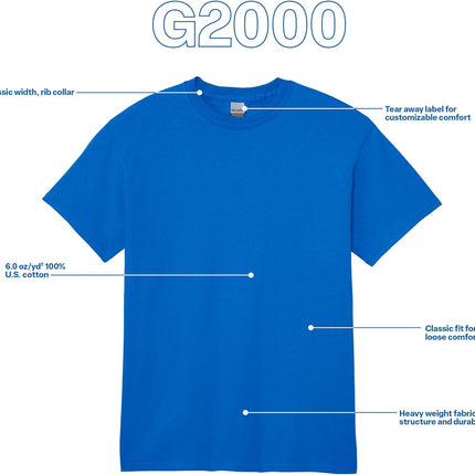 Adult Ultra Cotton T-Shirt, Style G2000, Multipack