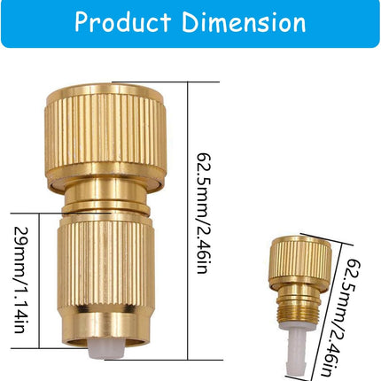 2Pcs Garden Expandable Hose Repair Kits Aluminium Adapter Water Hose Connector Expandable Garden Hose Repair