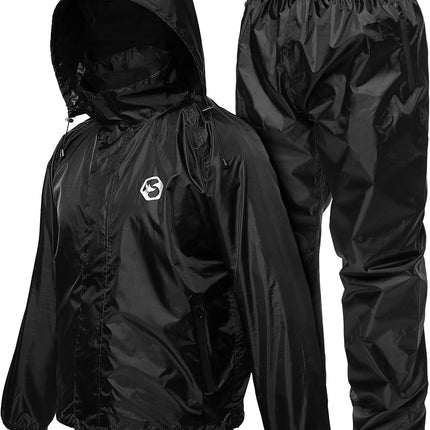 Waterproof Rain Suit – Durable Breathable Lightweight Rainwear for Men & Women Perfect for Motorcycle Golf Fishing