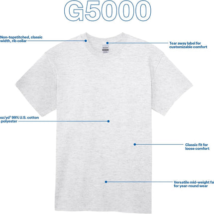 Adult Heavy Cotton T-Shirt, Style G5000