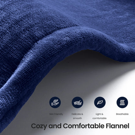 Extra Large Heating Pad for Shoulders Neck and Back, 9 Temperature Settings, Fsa Hsa Eligible, 19"X 24"，Birthday Mothers Day Gifts for Women Men, Blue