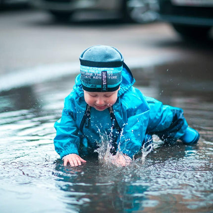 Muddy Buddy Kids Waterproof Rain Suit One-Piece Coverall, Dual Zippers, Sealed Seams, Reinforced Knees – Boys & Girls