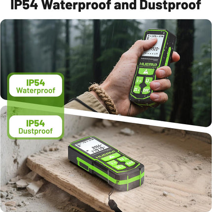 395FT Bluetooth Laser Measuring Tool with Angle Sensor, Fathers Day Dad Gifts,  1/16In Accuracy Laser Distance Measurement Tool, M/In/Ft, Digital Laser Room Measuring Device, Distance Meters
