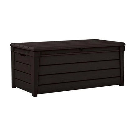 Brightwood 120 Gallon Large Durable Outdoor Storage and Weather Resistant Resin Deck Box (Choose Color)