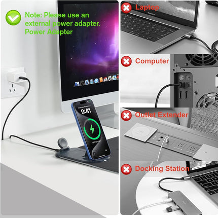 4-In-1 RGB Gaming Mouse Pad with Wireless Charging & Phone Holder