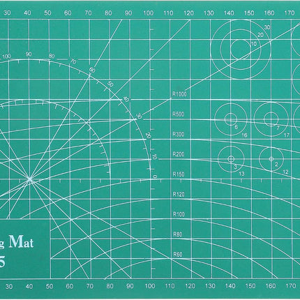 Self Healing Cutting Mat, A5 Rotary Cutting Sewing Mat for Crafts, Double Sided 5-Ply Craft Cutting Board for DIY Art Work Cutting, Hobby, Stencil, Scrapbooking (6"X8")