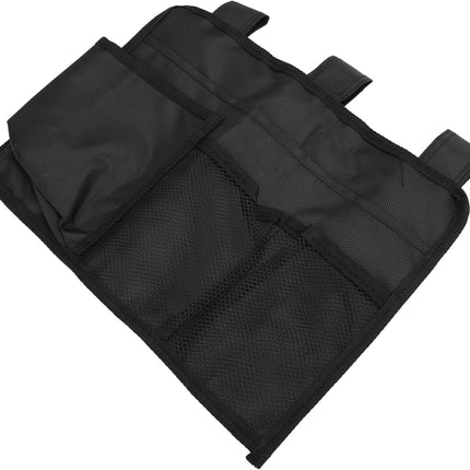Hanging Bedside Caddy, Bedside Storage Organizer with 4 Pocket