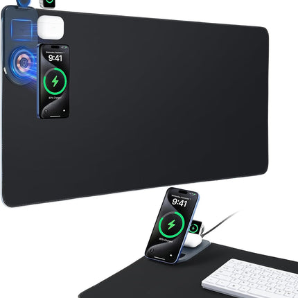 4-In-1 RGB Gaming Mouse Pad with Wireless Charging & Phone Holder