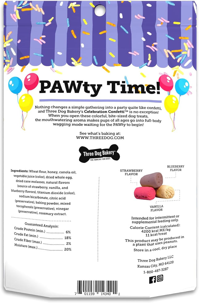Celebration Confetti - Puppy & Training Treats, Birthday & Special Occasion Dog Biscuits