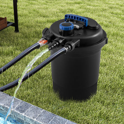 Bio Pressure Pond Filter with 13W UV-C Light 2642 GPH Pond Filter System