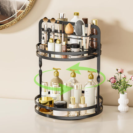 360 Rotating Makeup Organizer,Perfume Organizer, Bathroom Counter Organizer