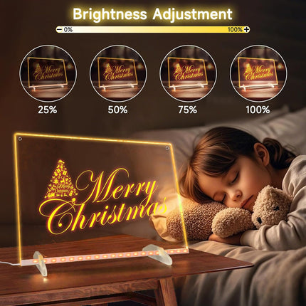 16" Led Drawing Board for Kids with 13 Light Effects