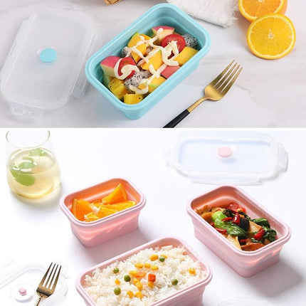 3 Pack 27Oz Silicone Collapsible Food Storage Containers