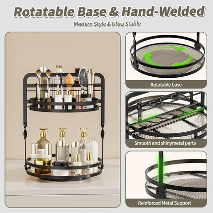 360 Rotating Makeup Organizer,Perfume Organizer, Bathroom Counter Organizer