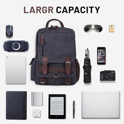 Canvas Cross Body Messenger Bag Shoulder Sling Backpack Travel Rucksack