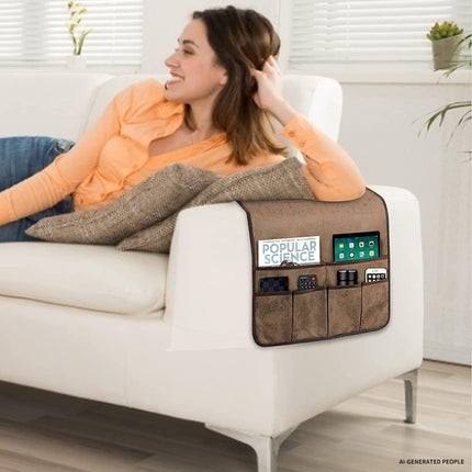 Sofa Armrest Organizer, Remote Control Holder for Recliner Couch