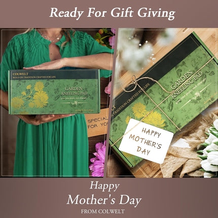 Garden Kneeling Pad &Gardening Apron Set, Gardening Gifts for Women